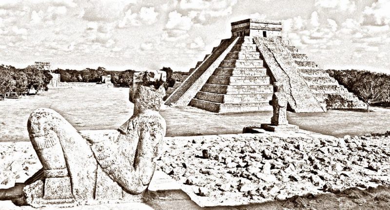 19 расселение человека по Земле -пирамиды майя