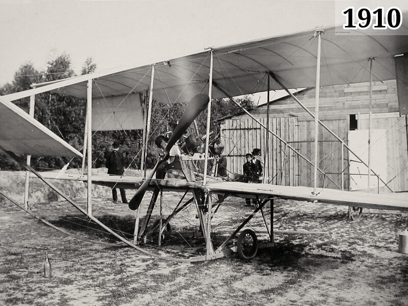 Фото первый в России самолёт отечественной постройки Кудашев-1, 1910 год