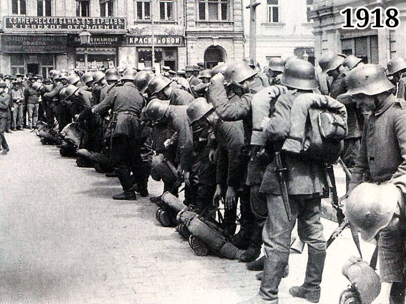 Фото германские войска в Киеве март 1918