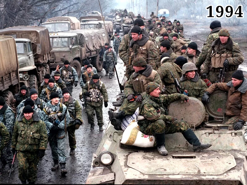 Фото ввод федеральных войск в Чеченскую Республику