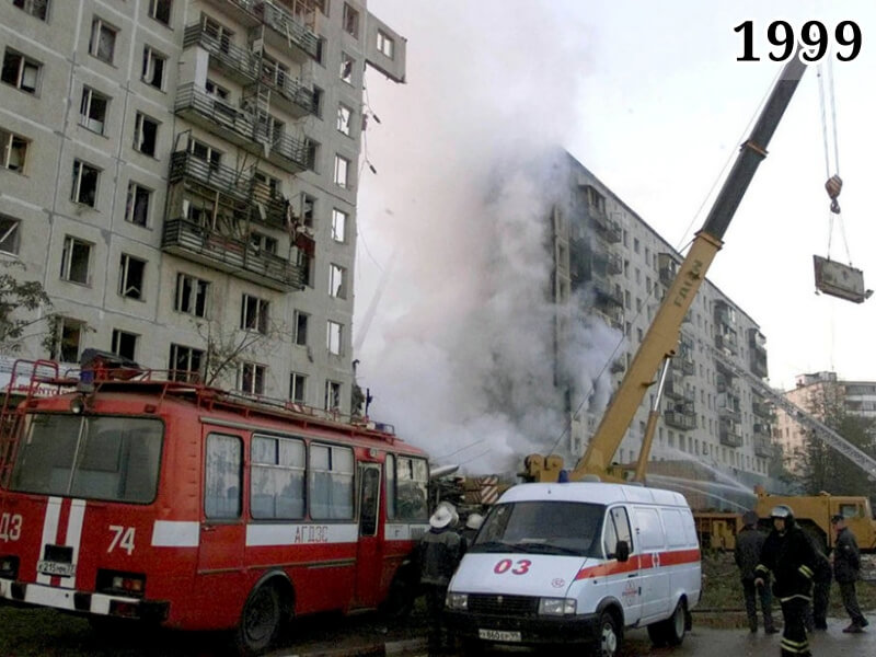 Фото Последствия теракта на ул Гурьянова в Москве. 9 сентября 1999 года