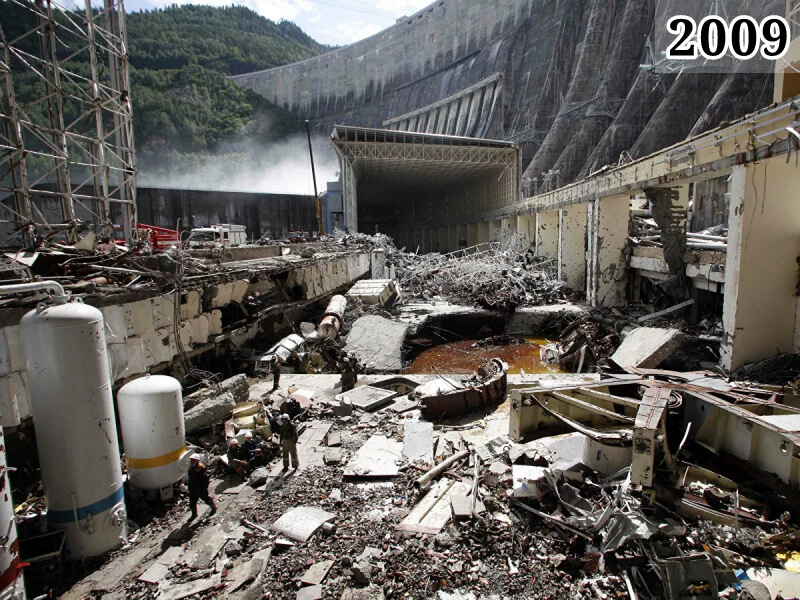Фото восстановительные работы на Саяно-Шушенской ГЭС