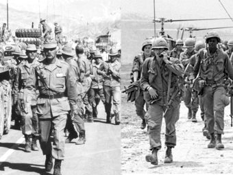 фото советские и американские солдаты в Афганистане и Вьетнаме