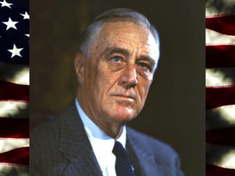 Фото 32-й президент США Франклин Делано Рузвельт