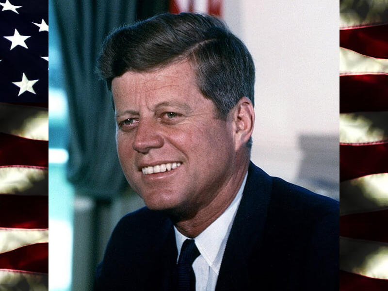 Фото 35-й президент США Джон Фицджералд Кеннеди