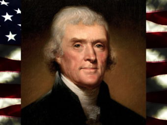 Картина 3-й президент США Томас Джефферсон