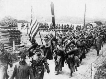 Американский экспедиционный корпус во Франции 1918 год