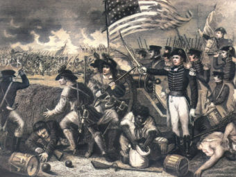 Американские войска отразили нападение британцев на Новый Орлеан в январе 1815 г. 