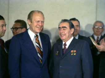 Встреча лидеров СССР и США Леонида Брежнева и Джеральда Форда. Владивосток, 23-24 ноября 1974 г.